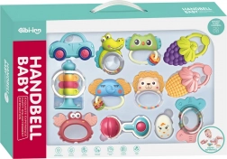 Set di sonagli e dentaruoli Animali 12 pezzi