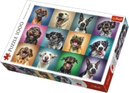 Puzzle ritratti di cani divertenti – 1000 pezzi