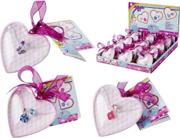 Bigiotteria per bambini Simba con anello e collana in confezione a forma di cuore