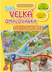 grande libro da colorare dinosauri