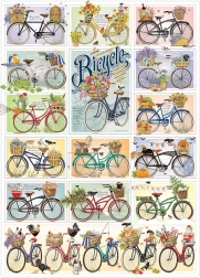 puzzle cobble hill biciclette 1000 pezzi