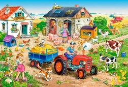 Puzzle maxi 40 pezzi LIFE ON THE FARM di CASTORLAND