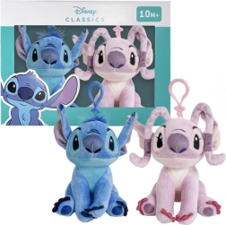 Set di clip in peluche DISNEY STITCH/ANGEL 2 pz