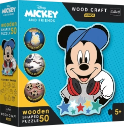 Puzzle in legno Nel mondo di Mickey 50 pezzi