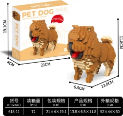 Set di costruzione 800 pezzi Chow Chow