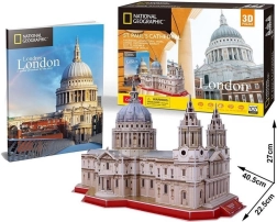 Puzzle 3D CUBICFUN NATIONAL GEOGRAPHIC – Cattedrale di San Paolo (107 pezzi)