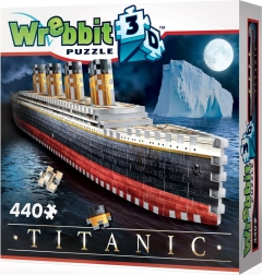3D puzzle Titanic di Wrebbit, 440 pezzi