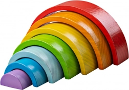 Arcobaleno in legno piccolo impilabile BIGJIGS BABY
