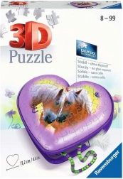 Ravensburger puzzle 3D cuore Cavalli – portagioie 54 pezzi