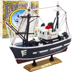 Modello di Barca da Pesca Decorativa Flying Lady 24x23cm