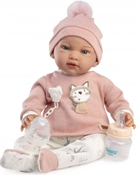 Guca Ada – bambola realistica zavorrata neonato con corpo morbido in tessuto 42 cm