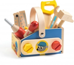 Valigetta in legno con attrezzi Minibrico DJECO
