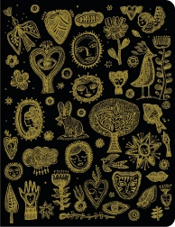 Taccuino di design dorato Aurelia DJECO