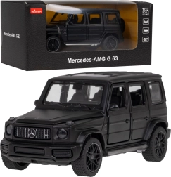 Modello di auto Mercedes‑AMG G 63 1:32 Rastar con carrozzeria in metallo ed elementi apribili – nera