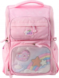 Zaino scolastico con unicorno e cintura pettorale rosa 20L