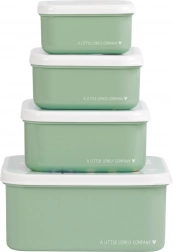Set di quattro contenitori per snack A Little Lovely Company – Gioia