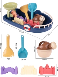 Set barca con accessori da spiaggia