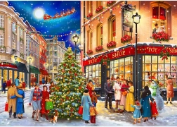 Puzzle in legno Strada di Natale – 505 pezzi