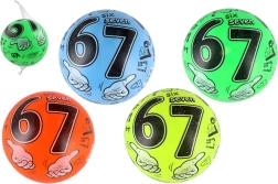 Palla Six Seven con numeri, 23 cm - 1 pezzo