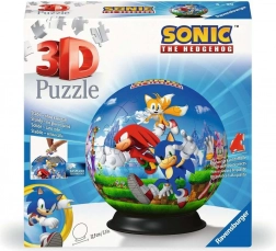 Puzzle 3D sfera Sonic 72 pezzi di Ravensburger