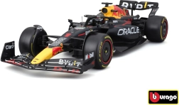 Modello in metallo F1 ORACLE RED BULL RACING RB19 1:18 con pilota Max Verstappen