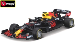 Modello auto Red Bull Racing RB16B 2021 Sergio Pérez 1:43 di Bburago – Con casco