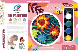 Kit per pittura 3D di fiori in gesso