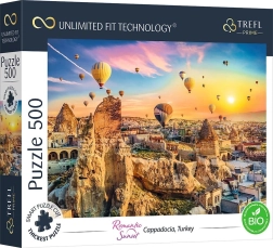 Puzzle TREFL UFT tramonto romantico, Cappadocia, 500 pezzi
