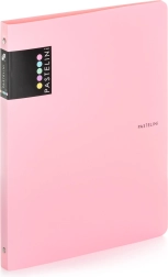 Raccoglitore ad anelli PASTELINI rosa A4