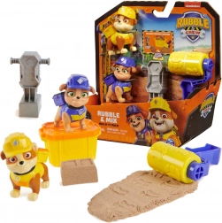 Set di costruzione PAW PATROL Rubble & Crew con sabbia cinetica e accessori