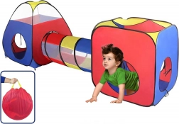 Tenda a tre elementi con cubo, tunnel e igloo
