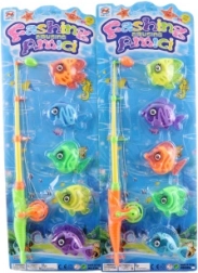 Canna da pesca con pesci magnetici – set per bambini