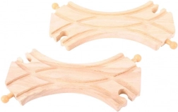 Bigjigs Rail Deviatore Simmetrico Collegato