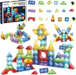 Woopie blocchi di costruzione magnetici 3D – set educativo 63 pezzi