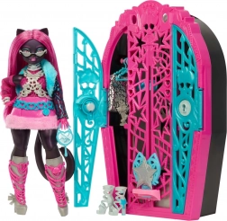 Monster High Segreti Spettrali Catty Noir – giocattolo con guardaroba e sorprese