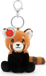Keeleco portachiavi per borsa panda rossa 12 cm