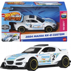 Hot Wheels Pull-Back Speeders 2004 Mazda RX-8 Custom modellino in metallo 1:43