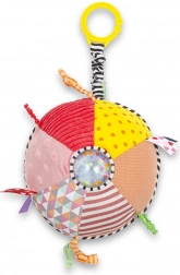 Giocattolo educativo interattivo in peluche per passeggino BABY MIX con sonaglino