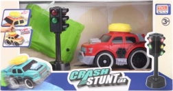 Auto da corsa a batteria con semaforo