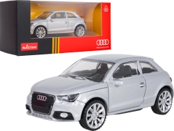Modello metallico di auto Audi A1 RASTAR argentato in scala 1:43