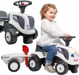 Trattore per bambini Valtra con rimorchio di Falk