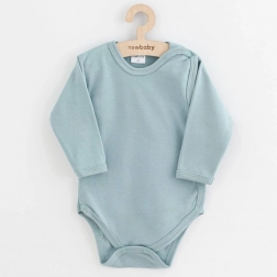 body per neonati a apertura completa New Baby Classic II menta scuro