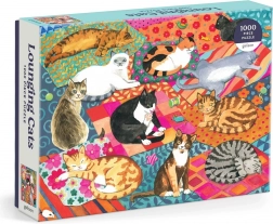 Puzzle Galison Gatti pigri 1000 pezzi
