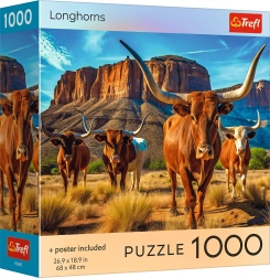 Trefl puzzle longhorns 1000 pezzi