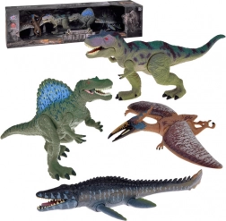 Set di figure di dinosauri 4 pz – grandi figurine snodate