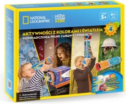 Set puzzle 3D con colori e luce