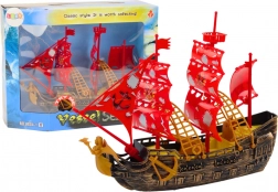 Nave Pirata Luci Suoni Ruote Marrone