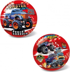 palla con motivo monster truck, 14 cm