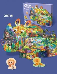 Set puzzle Safari 287 pezzi