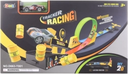 Pista di lancio con auto